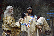 Winnetou (Matthias M.) muss diesmal auch gegen seine inneren Rachegefühle ankämpfen. (©Foto: Ingrid Grossmann)